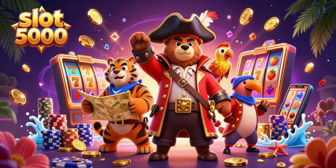 Menangkan slot 5000 dengan beragam simbol dan fitur jackpot berkilau yang menarik perhatian di kasino online.