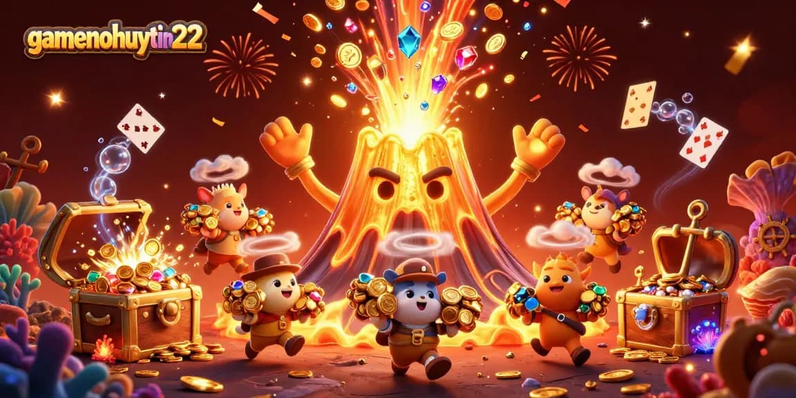 Experience gaming thrills with gamenohuuytin22's vibrant treasure rush and dynamic casino excitement.