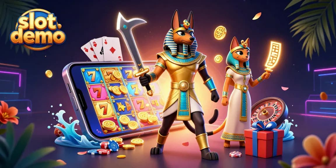 Experience the excitement of a vibrant slot demo featuring ancient Egyptian themes, spinning reels, and abundant winnings.
