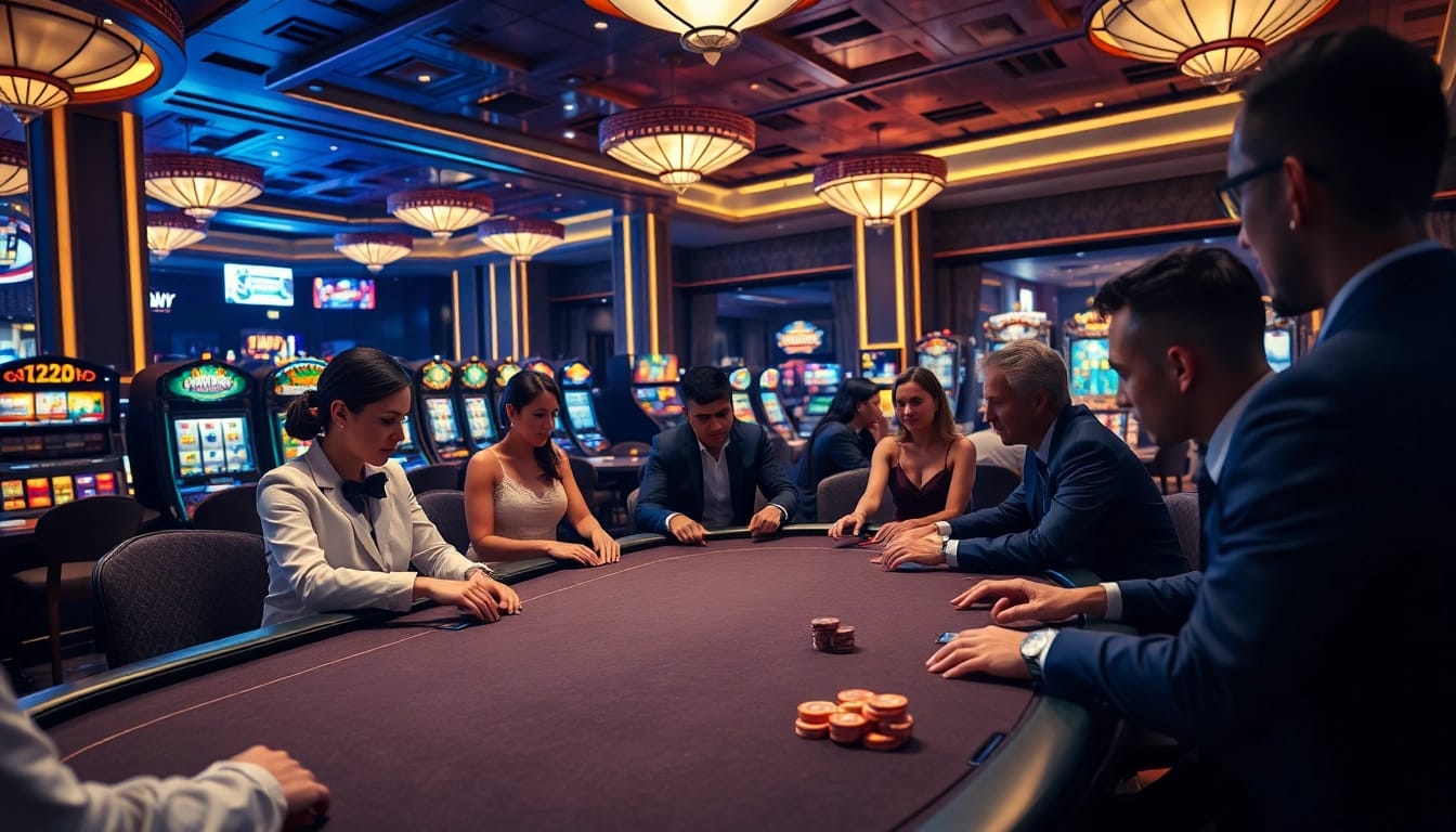 Menangkan permainan duniabet di meja kasino yang berkilau dengan dealer profesional.