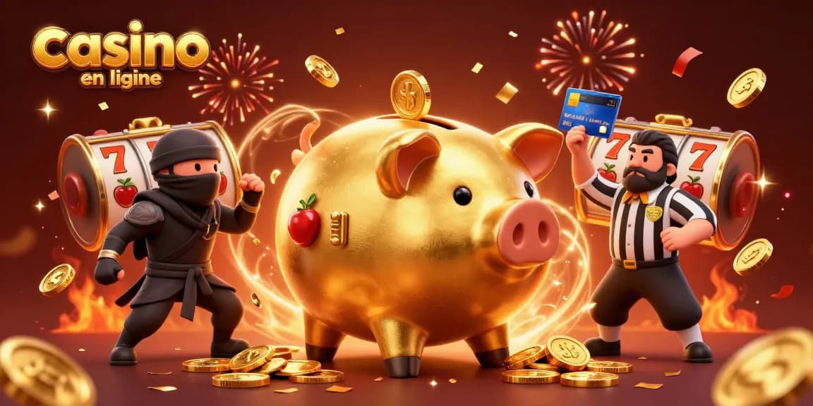Gagnez aux jeux de casino en ligne avec des personnages animés et une ambiance festive.