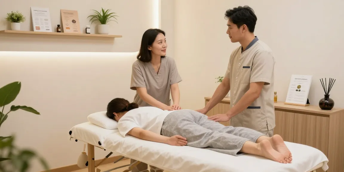 서울출장마사지와 전문적인 환자 관리 서비스, 웰빙 센터의 편안한 마사지 환경.