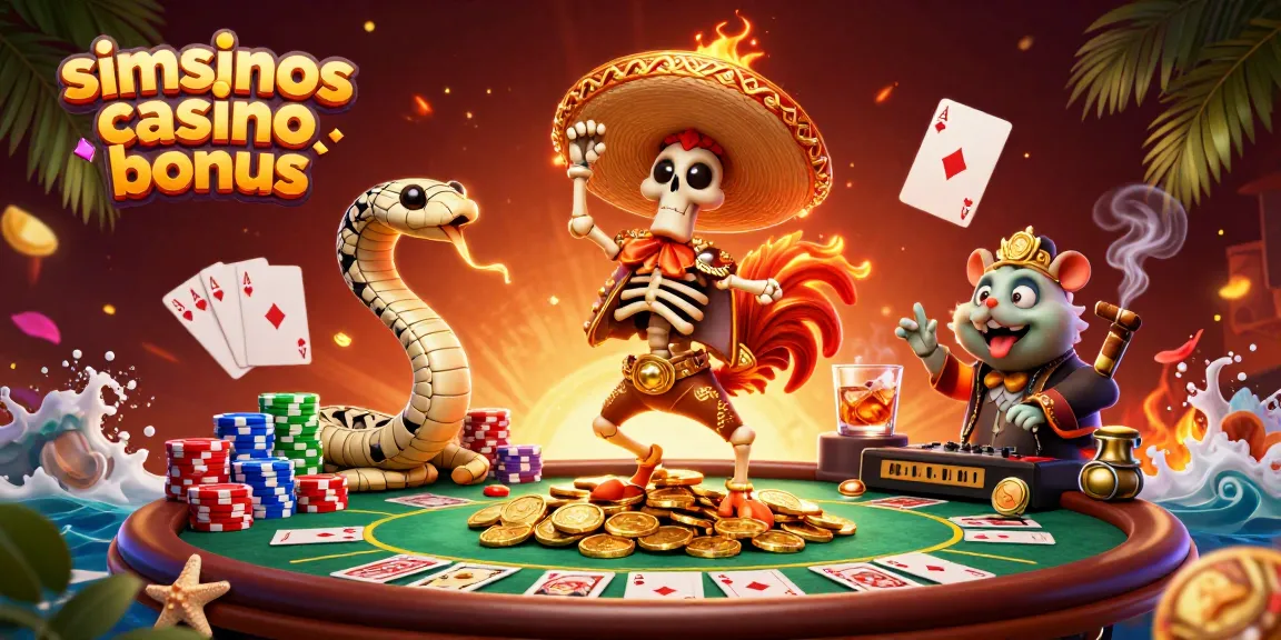 Le bonus Simsinos casino permet de gagner sans condition de mise lors de votre inscription.
