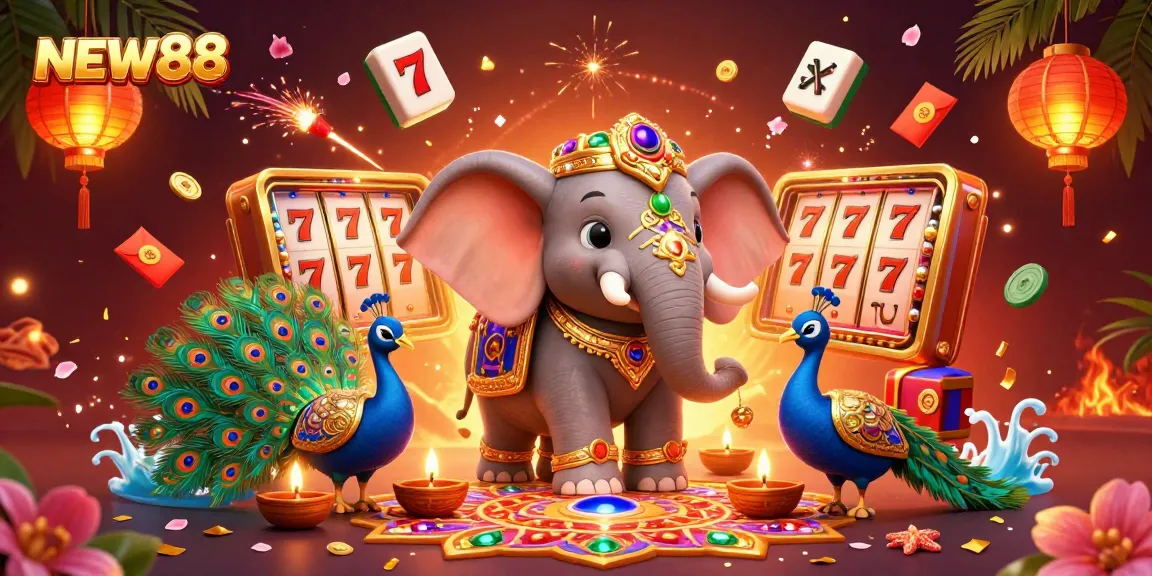 Experience thrilling gameplay at NEW88 with vibrant casino elements sparking excitement!