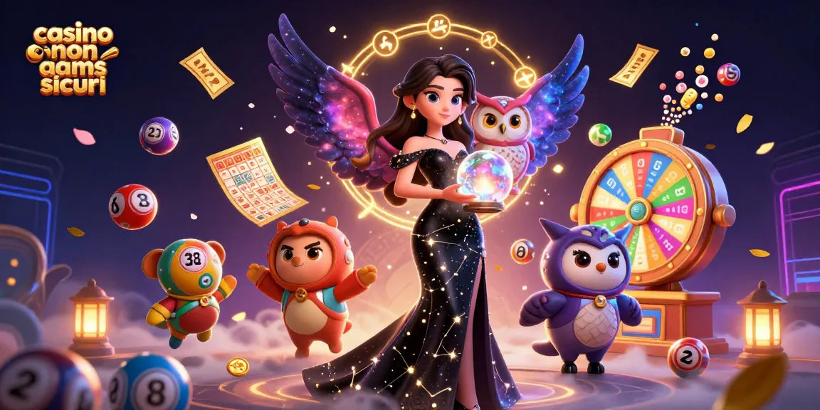 Vivi l'emozione nei casino non aams sicuri con questa vivace e dinamica illustrazione 3D.