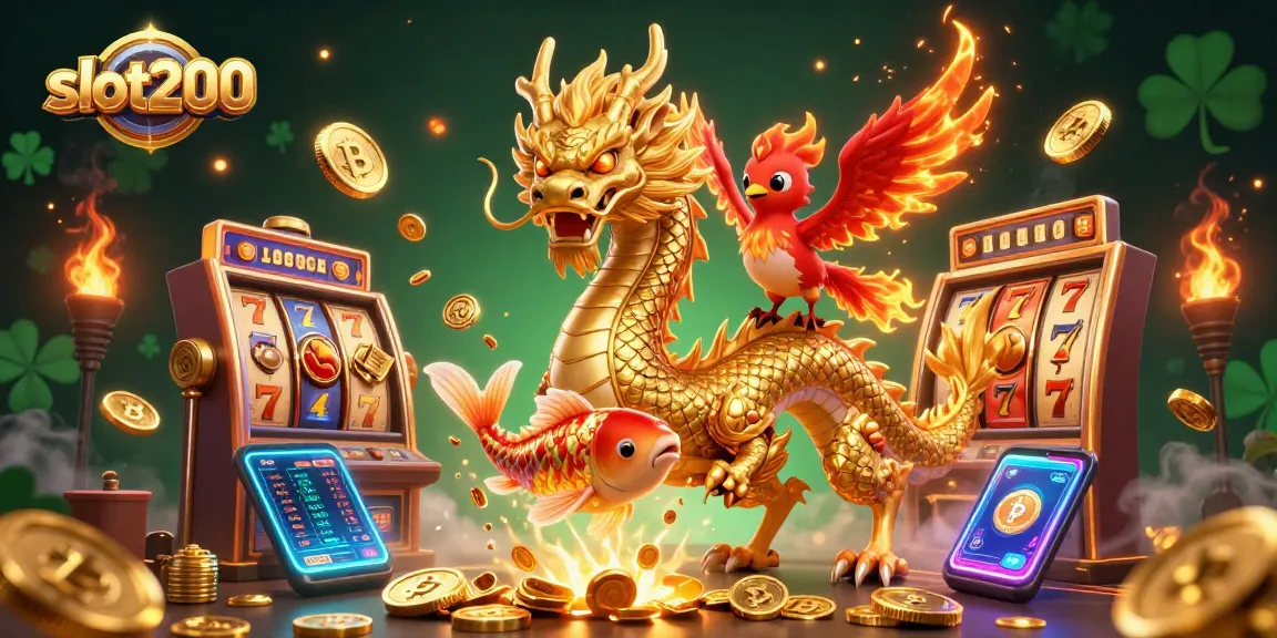 Menangkan slot200 dengan keajaiban naga dan phoenix, meraih jackpot berkilauan.