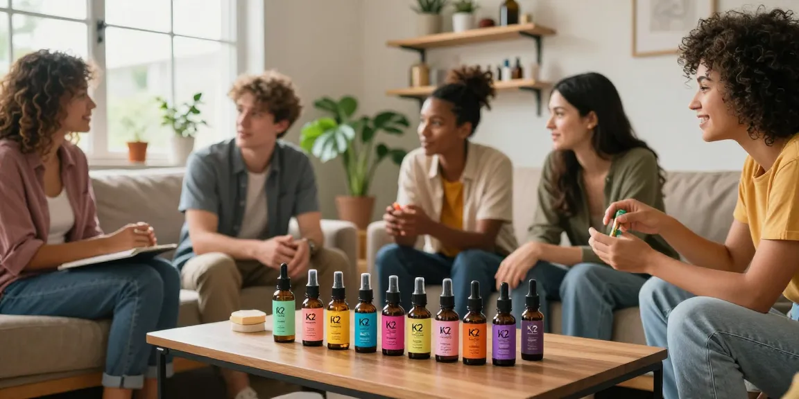 Explore the best K2 spray online with friends showcasing quality herbal products.