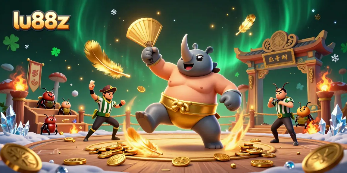Experience exhilarating action at lu88z with our dynamic casino scene featuring beetle champions.