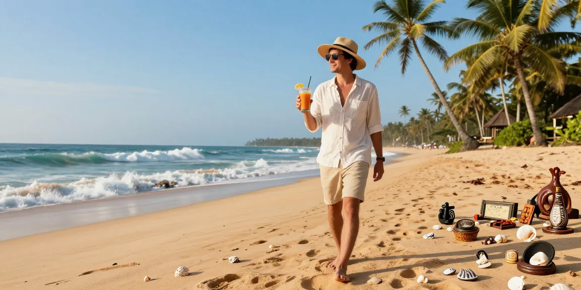 Explore luxury and custom tour packages on a stunning Sri Lankan beach, creating unforgettable travel memories.