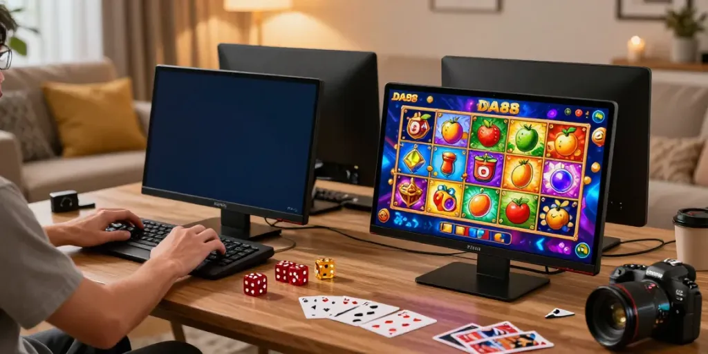 Experience online gaming at https://da88z.net/ with colorful slot games and cozy surroundings.