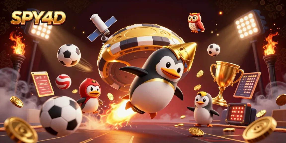 SPY4D menghadirkan petualangan seru dengan penguin emas dan slot permainan yang menarik.