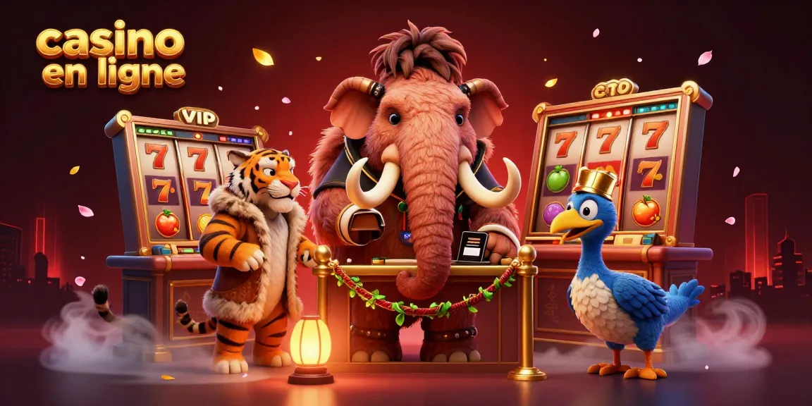 Vivement jouer au casino en ligne avec un mammouth et un tigre VIP vérifiant les accès