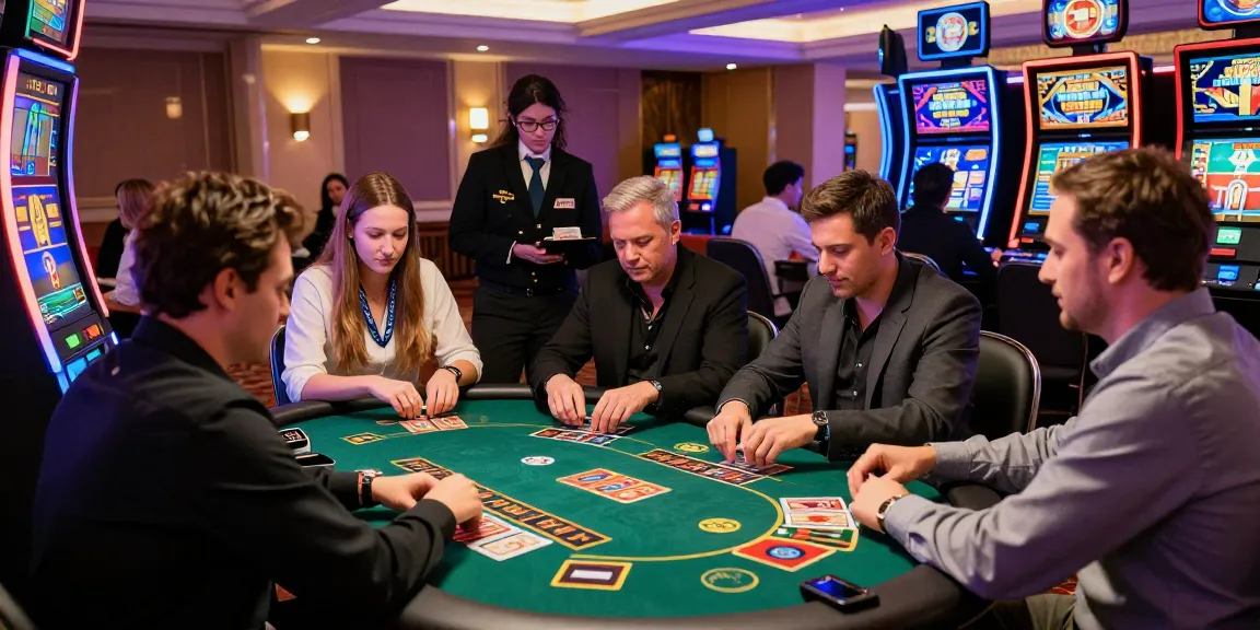 Exciting scene at credit card casinos UK showcasing players engaging with games at scoarch.org.uk, emphasizing modern gaming experience.