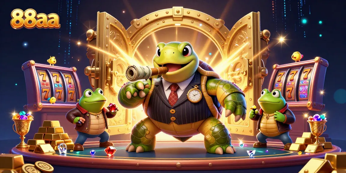 88aa players enjoying a massive casino filled with treasures and vibrant characters in a thrilling atmosphere