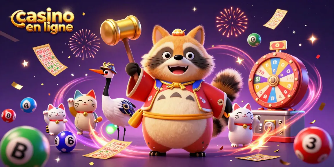 Gagnez avec les jeux de casino en ligne et plongez dans l'univers des festivités avec ce visuel captivant.