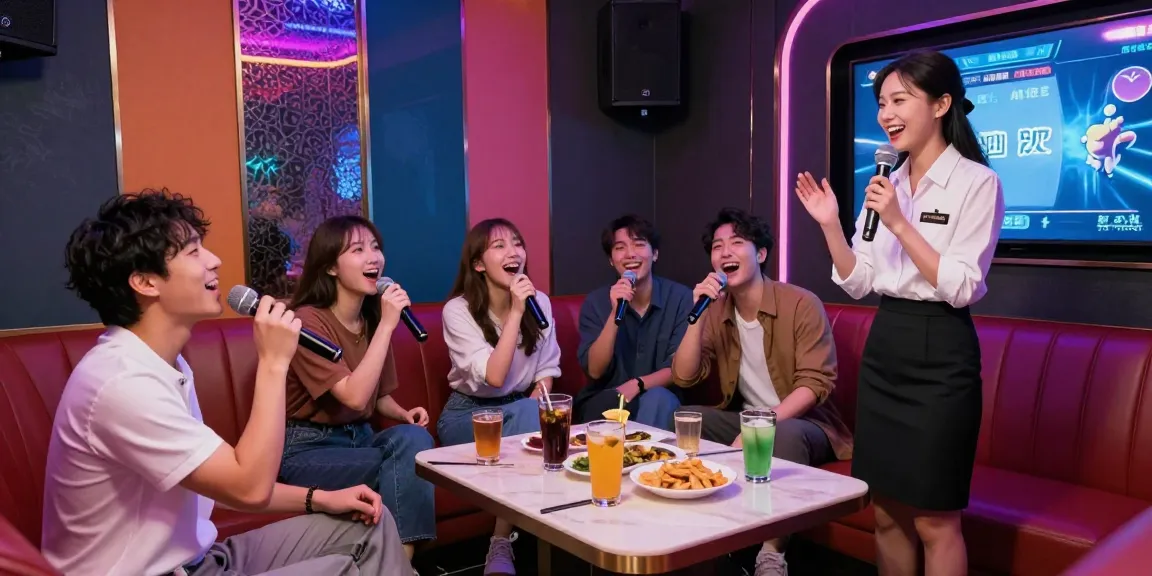 인천쓰리노의 프라이빗 룸에서 즐거운 시간을 보내는 모습