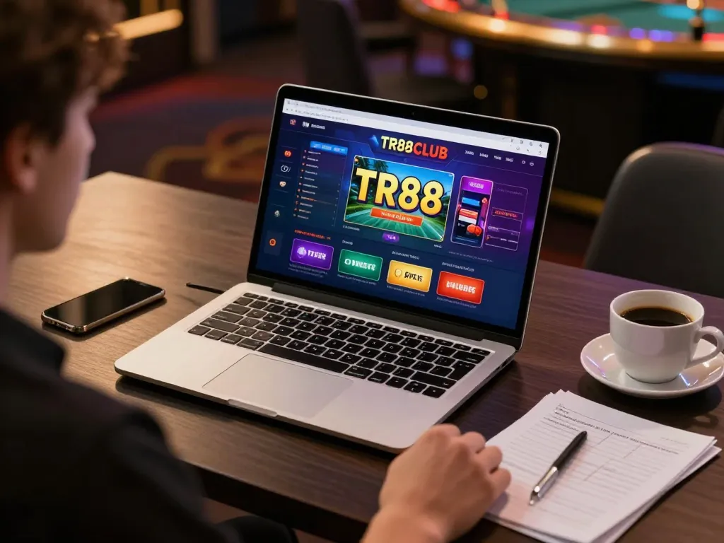 Experience online gaming at TR88 club with a sleek interface and engaging strategy notes.