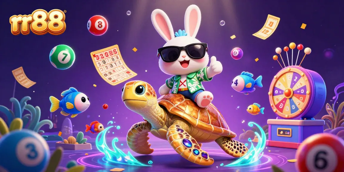 Experience thrilling games at RR88 with lively visuals of lucky characters and dynamic lottery elements.