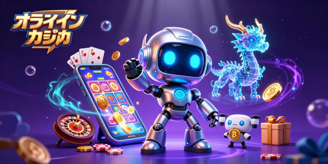 オンラインカジノ おすすめの魅力を引き出すカジノゲームの多様性を表現したイラスト。