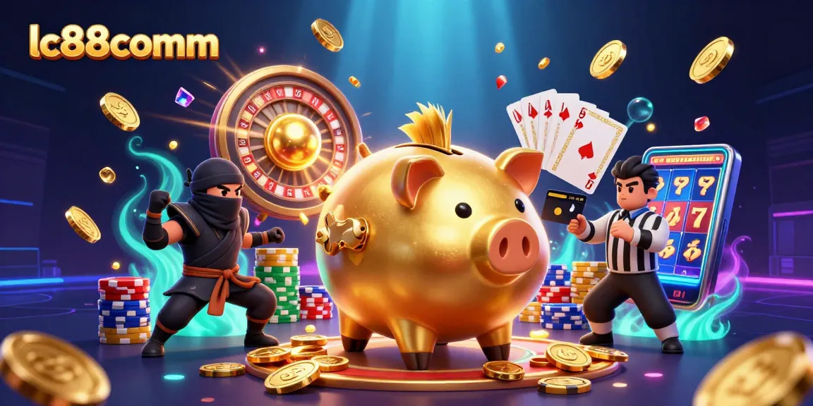 Experience thrilling gameplay at lc88comm, featuring vibrant 3D casino elements and engaging characters.