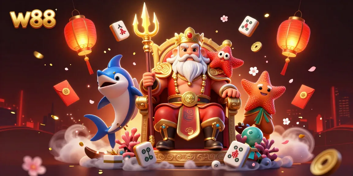 Cảm nhận sức hấp dẫn của w88 qua một cảnh quan casino tuyệt đẹp với các yếu tố may mắn.