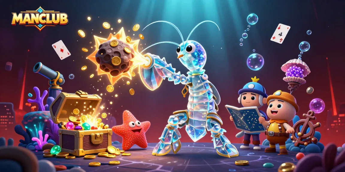 Engage in thrilling gaming action at MANCLUB with vibrant treasures and sparkling excitement.