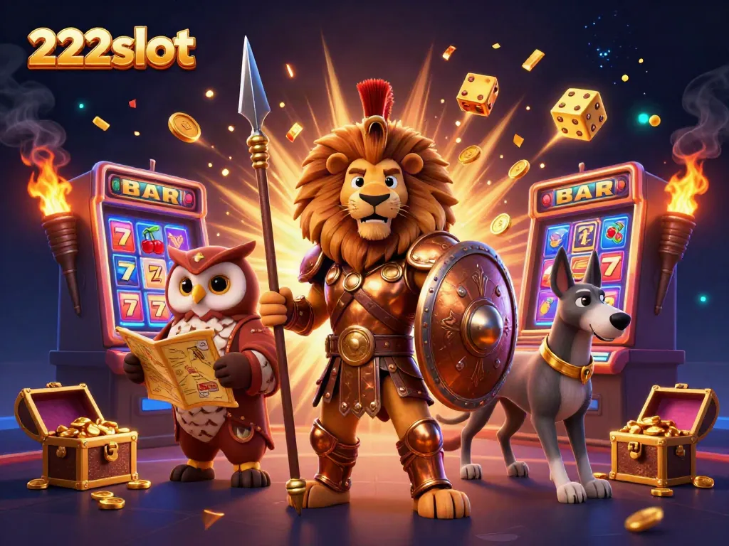 Menangkan jackpot dengan 222slot, penuhi petualangan kasino dengan simbol beruntung dan harta karun