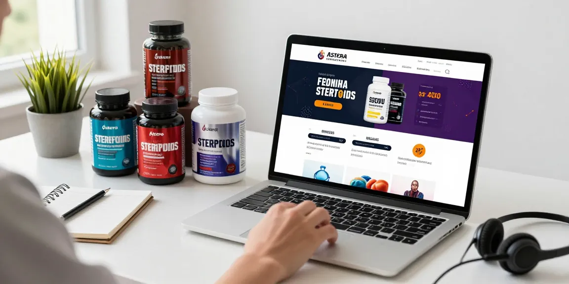 Explore the Astera Steroids Shop's diverse range of steroids and supplements in a modern e-commerce setting.