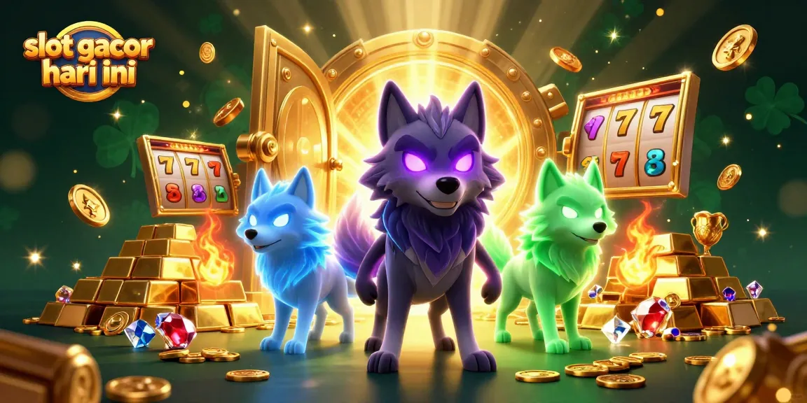 Engage with slot gacor hari ini and discover unique jackpots in this detailed 3D illustration of casino treasures.