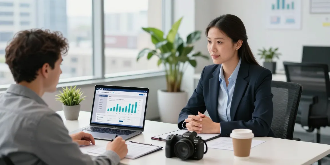 Engaging scene of CIBC digital business consultation for Canadian enterprises