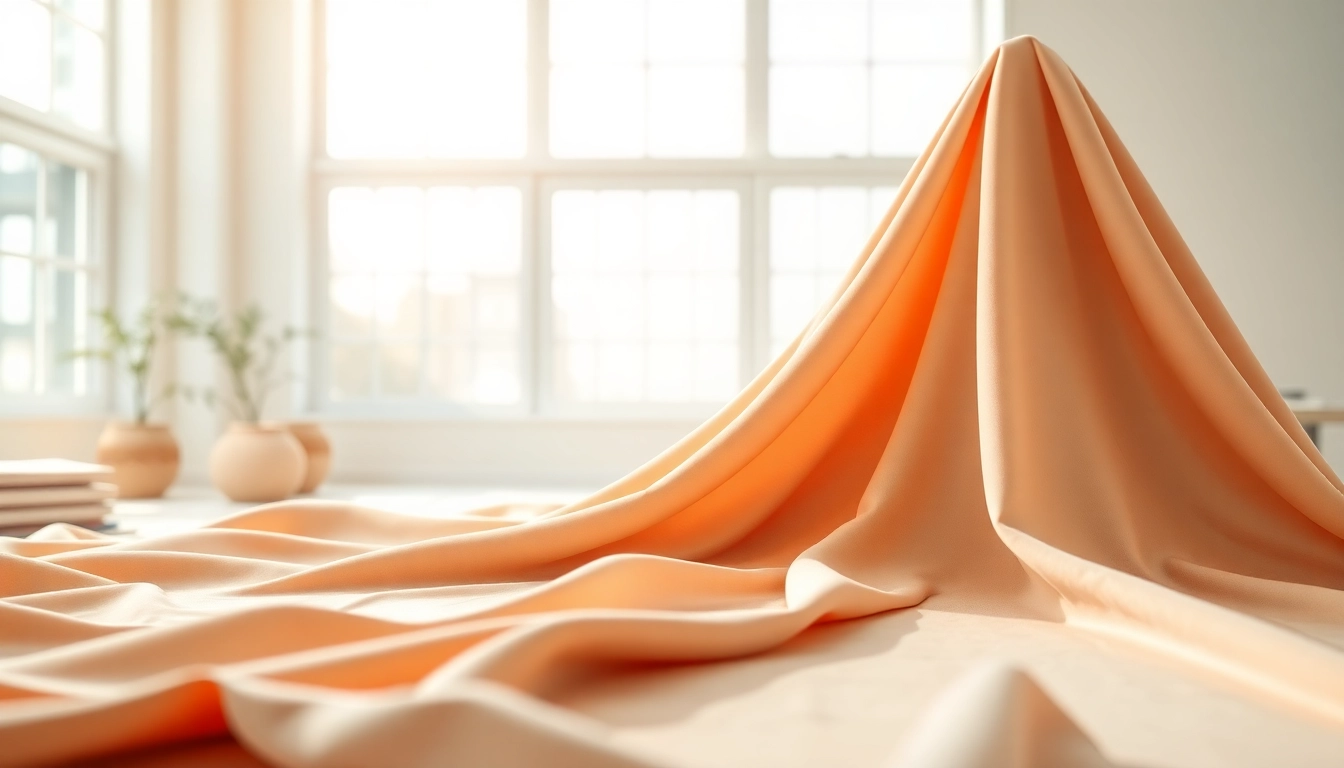 Viscose stof met elegante textuur in een heldere studio-opstelling.
