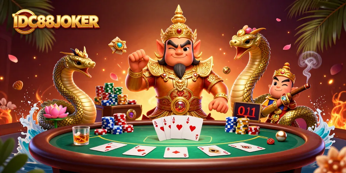 Experience thrilling action at IDC88JOKER with vibrant poker gameplay and captivating characters.