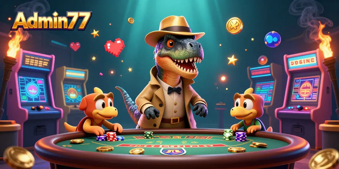 Engage with Admin77’s thrilling online gaming scene featuring dynamic casino elements.