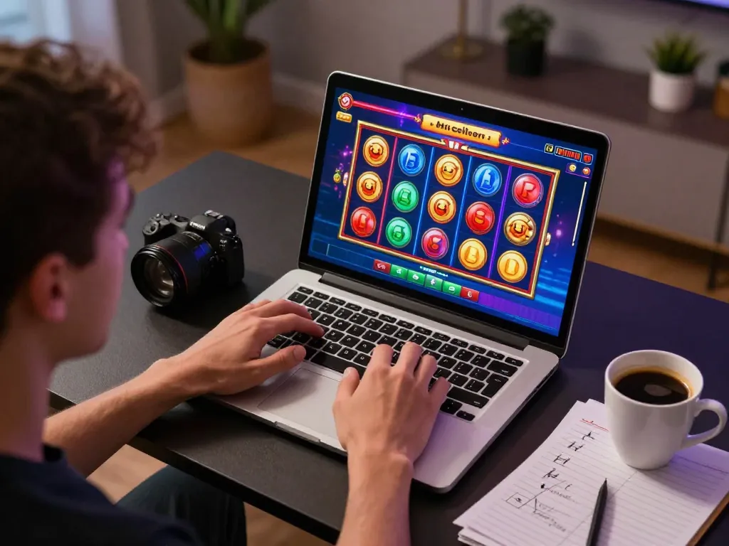 Experience exciting gaming moments at https://vu88.lol/ with an engaging online slot game session at home.