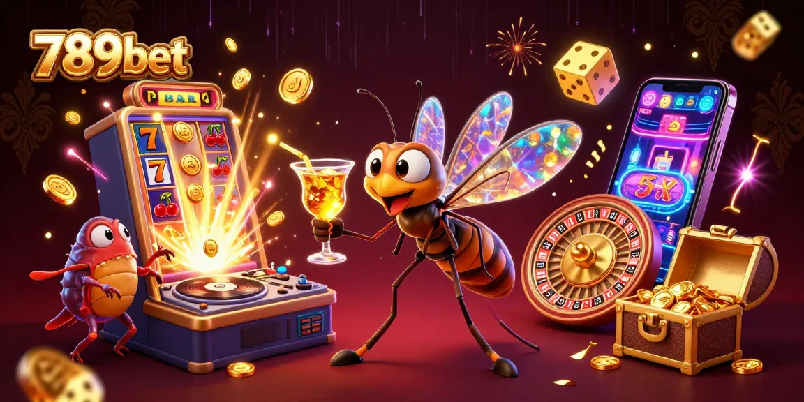 Engage with 789bet's vibrant casino world featuring animated characters and dynamic gaming elements.