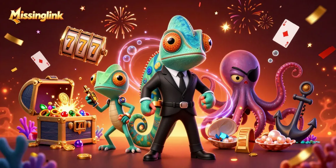 Experience thrilling wins and vibrant fun at missinglink's casino with dynamic characters and engaging gameplay.