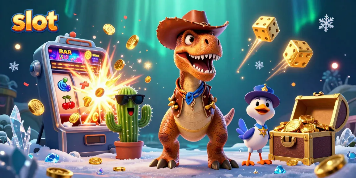 Slot yang menggelegar dan jackpot berkilauan saat pemain menggulung gulungan 3D dalam permainan kasino.