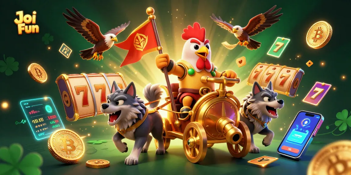 Engage in thrilling casino adventures with Joi Fun through exciting slot games highlighting vibrant characters.