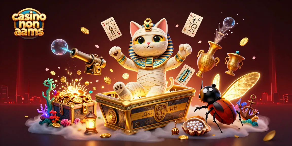 Scopri i migliori casinò non AAMS in un'illustrazione vivida piena di azione e fascino.