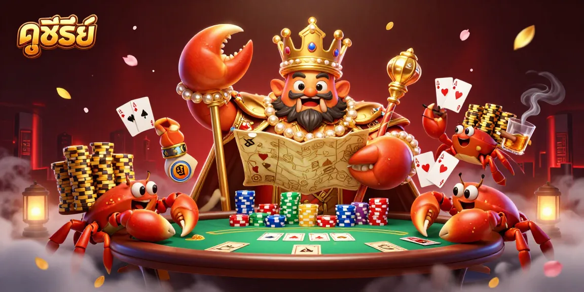 Experience ดูซีรี่ย์ in an immersive environment showcasing vibrant casino elements and characters.