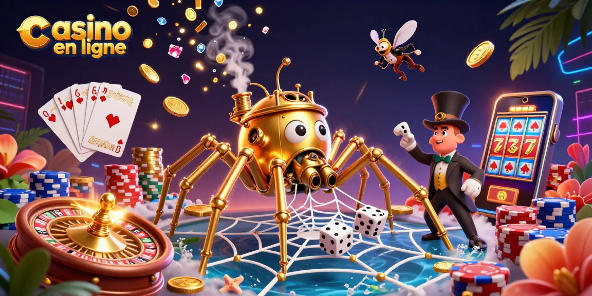 Profitez d'un casino en ligne dynamique avec des personnages amusants et des éléments de jeu captivants.
