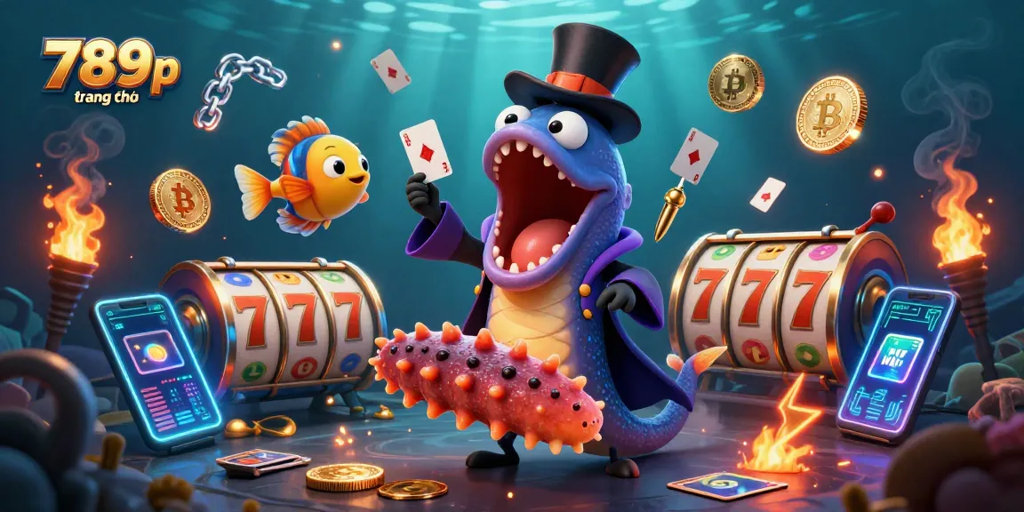 Engage with the thrilling world of 789p trang chủ as bioluminescent sea creatures celebrate gaming magic.