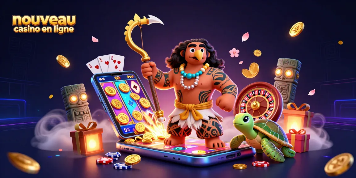 Découvrez les nouvelles options de jeux dans le nouveau casino en ligne avec un design animé et coloré.
