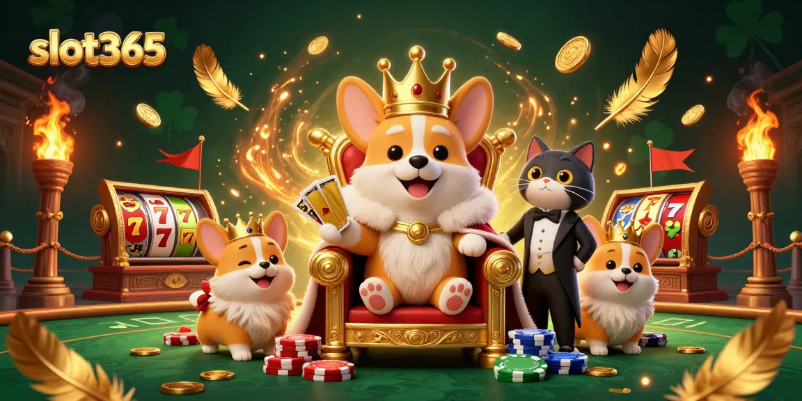 Experience thrilling gameplay with slot365's vibrant casino scene showcasing rich details and golden winnings.