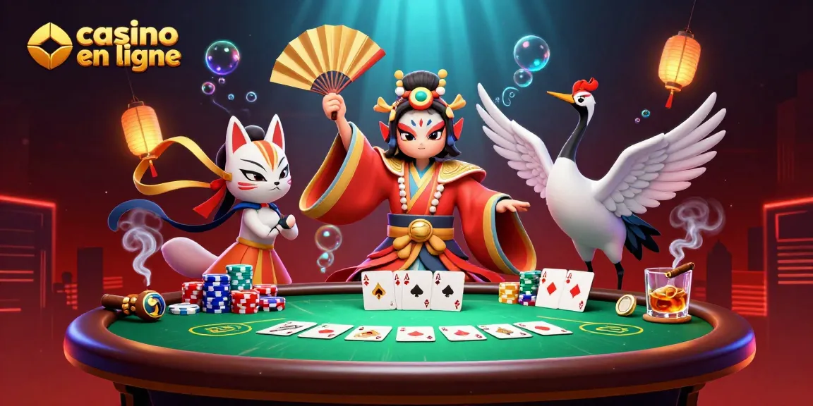 Jouez à vos jeux préférés de casino en ligne avec une ambiance dynamique et festive.