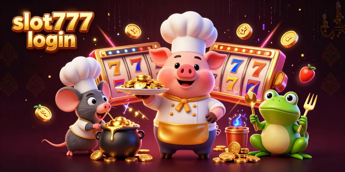 Experience exciting wins and effortless access with slot777 login in this vibrant casino illustration.