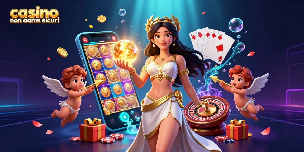 Vivi l'eccitazione del gioco nei casino non aams sicuri con giochi di slot vibranti, simboli brillanti e un'atmosfera festiva.