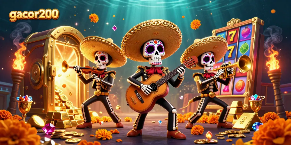Menggali slot online gacor200 dengan band mariachi 3D yang menakjubkan dan harta karun menanti