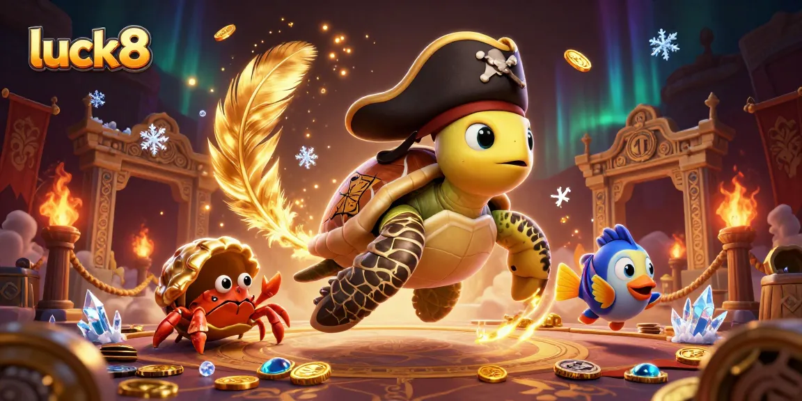 Engage in thrilling gameplay at luck8 with a vibrant casino-themed digital illustration.