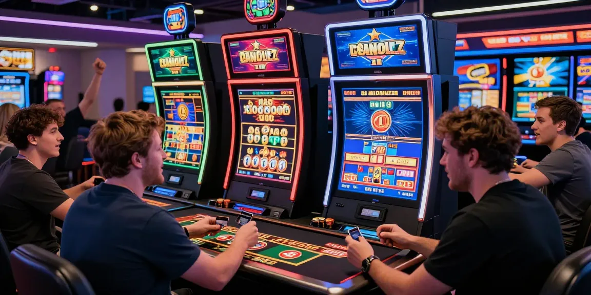 Players engaging at casinos that accept credit cards, showcasing vibrant gaming atmosphere and excitement.